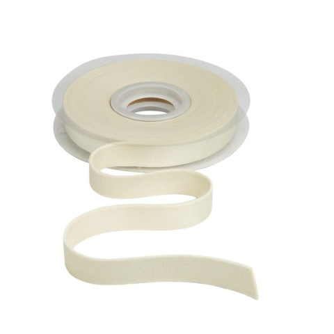 NASTRO VELLUTO DOPPIO MM15 X 7MT PANNA